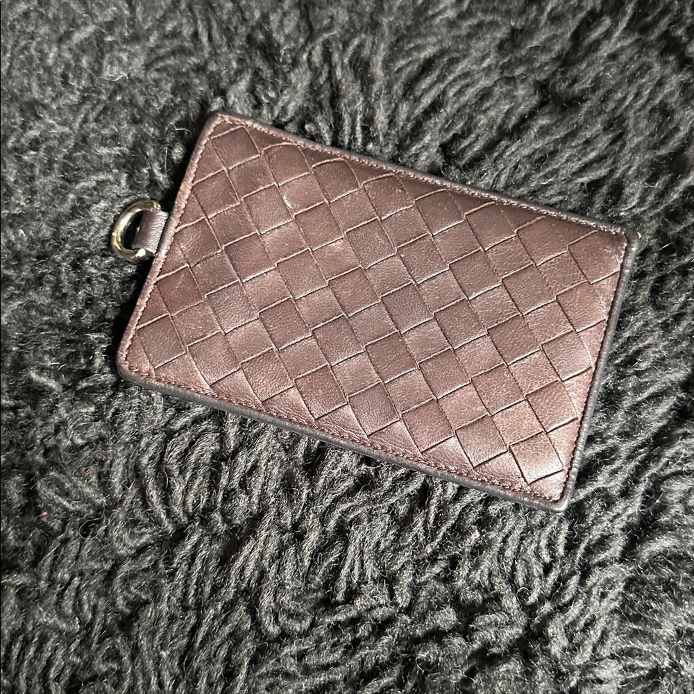 Bottega Veneta Woven Leather Card Holder